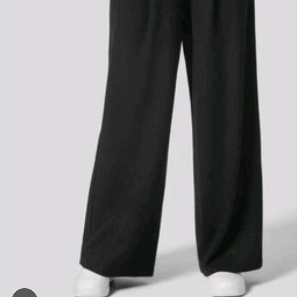 NWT HALARA Classic Black Wide-Leg Pants Size XS - Picture 4 of 5